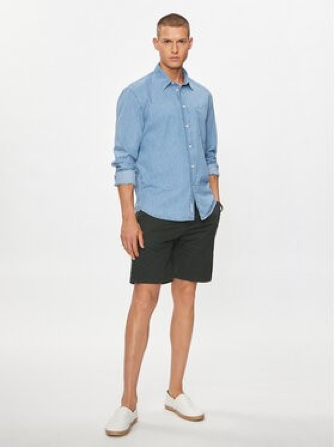 Marc O'Polo Szorty materiałowe M63 0421 15144 Zielony Regular Fit