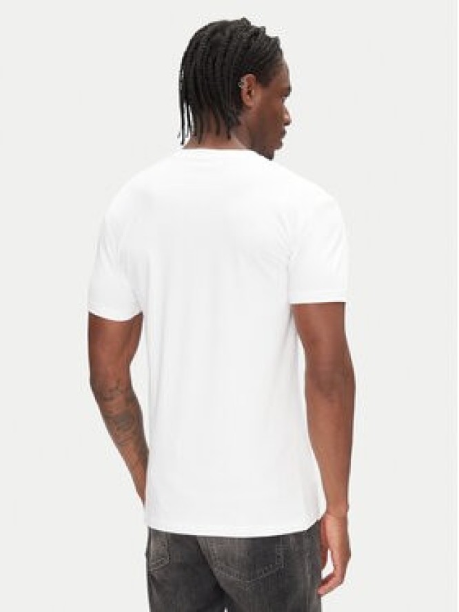 Just Cavalli T-Shirt 78OAHT12 Biały Slim Fit