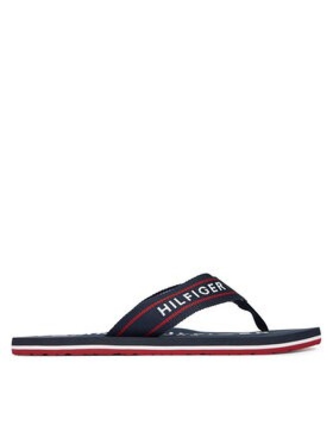 Tommy Hilfiger Japonki Sporty Hilfiger Beach Sandal FM0FM05805 Granatowy