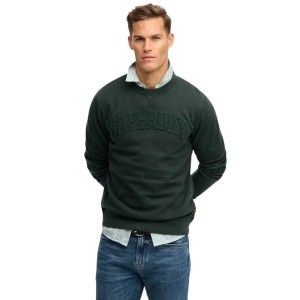 Bluza z okrągłym dekoltem w kolorze ton w ton Superdry Vintage Athletic