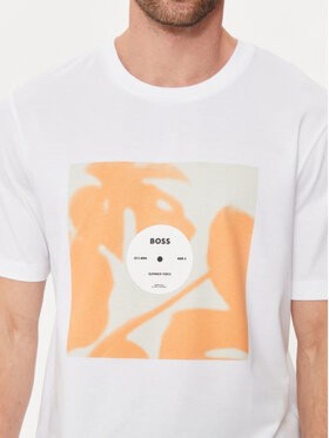 Boss T-Shirt Tiburt 388 50512132 Biały Regular Fit