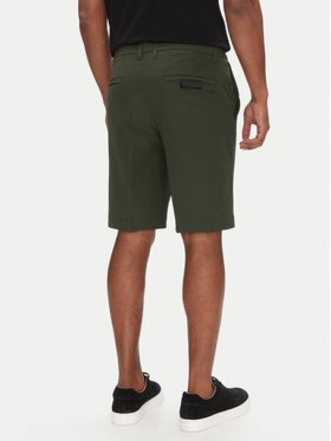 BOSS Szorty materiałowe S_Commuter_10.5 Inch 50540337 Zielony Slim Fit