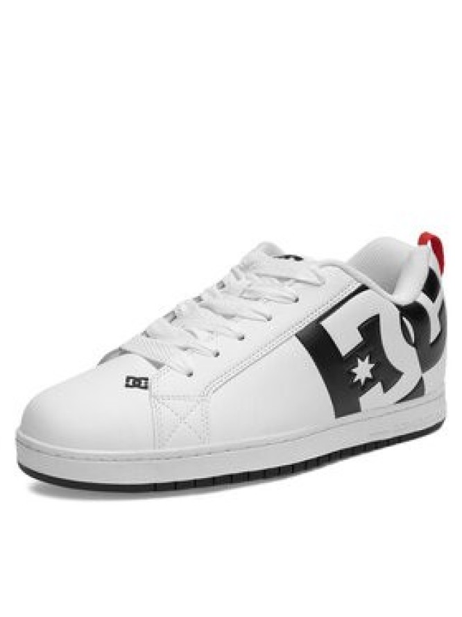 DC Shoes Sneakersy COURT GRAFFIK SQ ADYS100442-WLK Biały