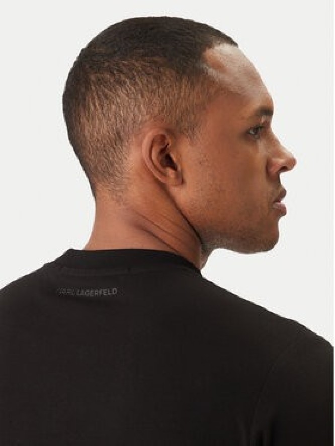 KARL LAGERFELD T-Shirt 755049 562235 Czarny Regular Fit