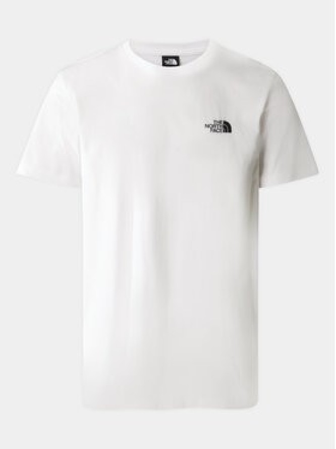 The North Face T-Shirt Simple Dome NF0A87NG Biały Regular Fit