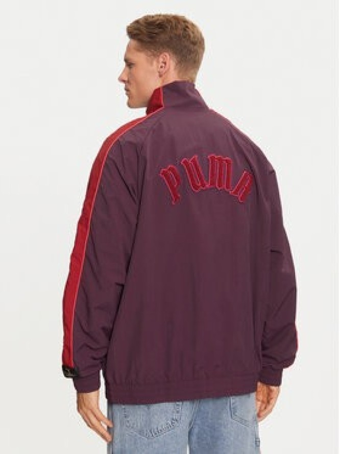 Puma Bluza Play Loud T7 626719 Fioletowy Relaxed Fit