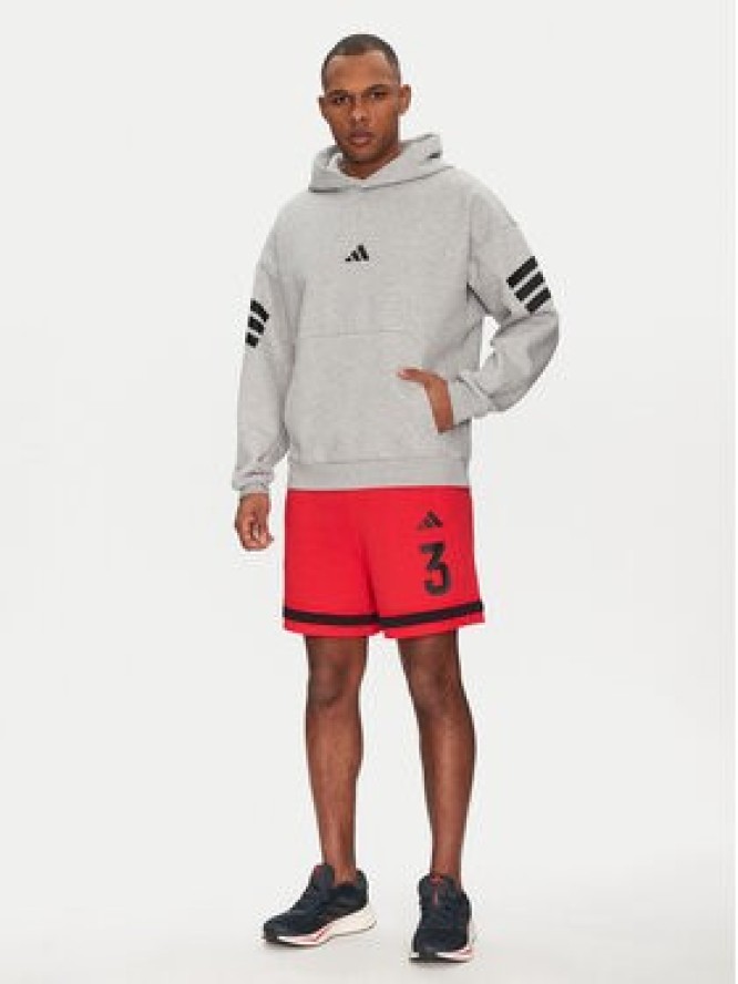 adidas Bluza Future Icons 3-Stripes JD4847 Szary Regular Fit