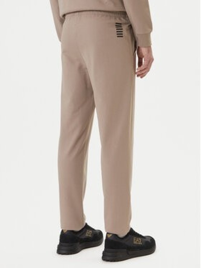 EA7 Emporio Armani Spodnie dresowe 8NPP65 PJVRZ U6167 Beżowy Regular Fit