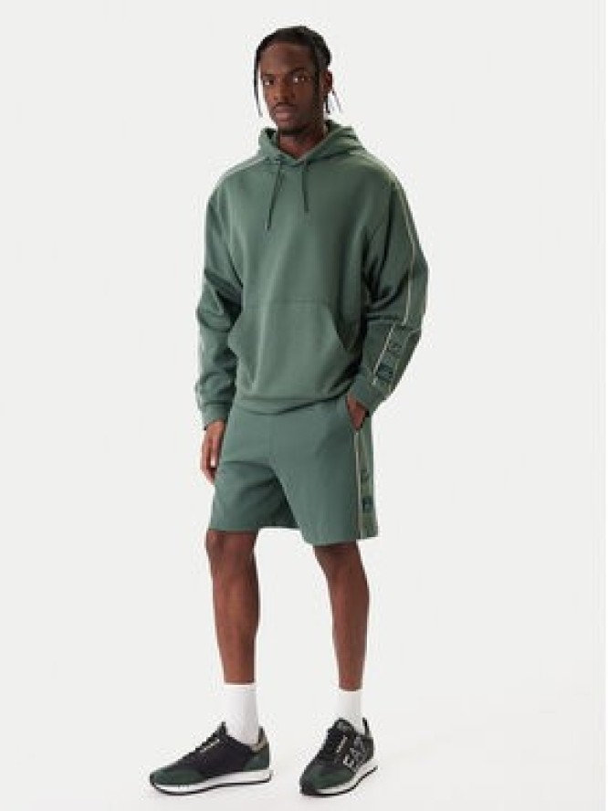 EA7 Emporio Armani Bluza 7M001508 AF12660 U7260 Zielony Regular Fit