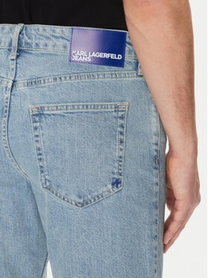 Karl Lagerfeld Jeans Szorty jeansowe A2M10129 Niebieski Slim Fit