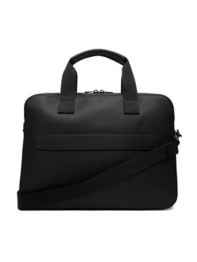 Tommy Hilfiger Torba na laptopa Th Foundation Computer Bag AM0AM14158 Czarny