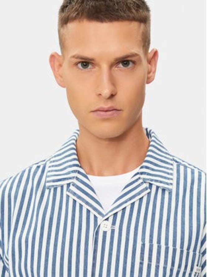 Mustang Koszula Holiday 1015343 Niebieski Relaxed Fit