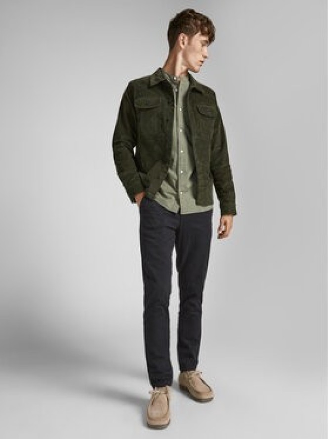 Jack & Jones Spodnie materiałowe Marco Dave 12174152 Czarny Slim Fit