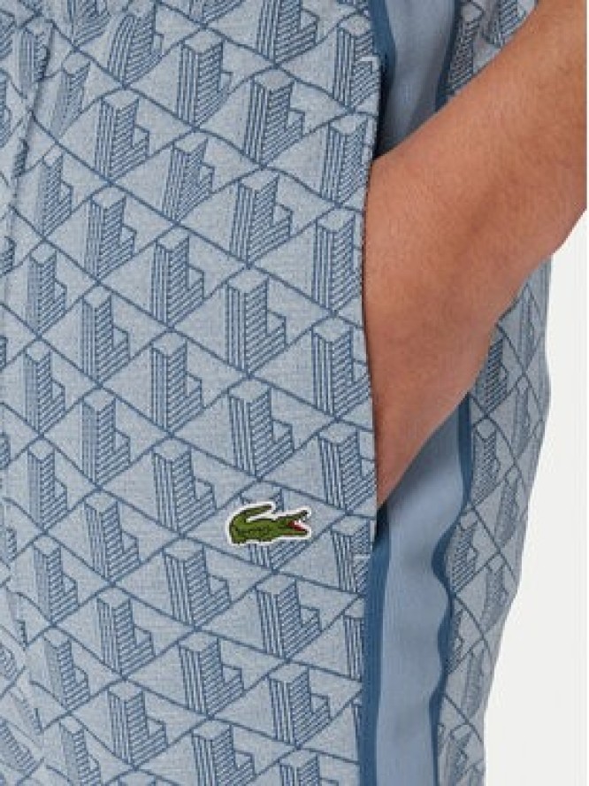 Lacoste Spodnie dresowe XH1440 Niebieski Regular Fit