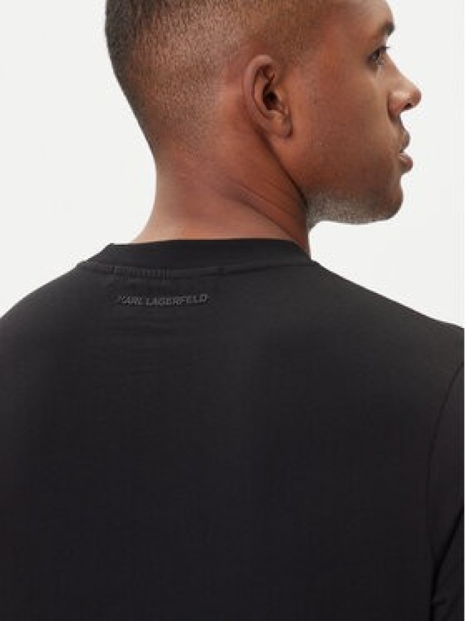 KARL LAGERFELD T-Shirt 755046 554225 Czarny Regular Fit