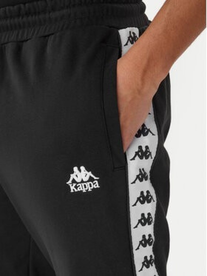 Kappa Spodnie dresowe Banda Alanz 3 321Y8FW Czarny Comfort Fit