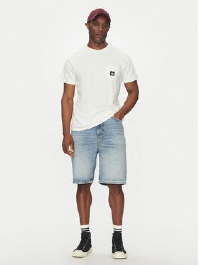 Quiksilver T-Shirt EQYZT08035 Biały Regular Fit