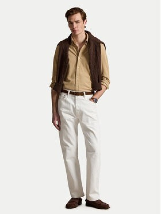 Polo Ralph Lauren Koszula 710654408503 Beżowy ciemny Regular Fit