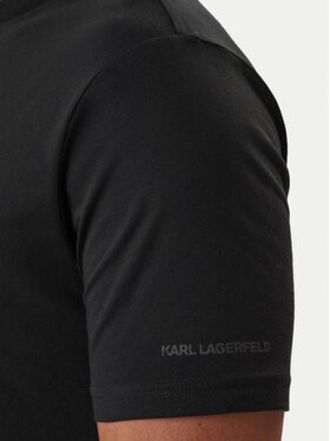 KARL LAGERFELD T-Shirt 755072 561252 Czarny Regular Fit