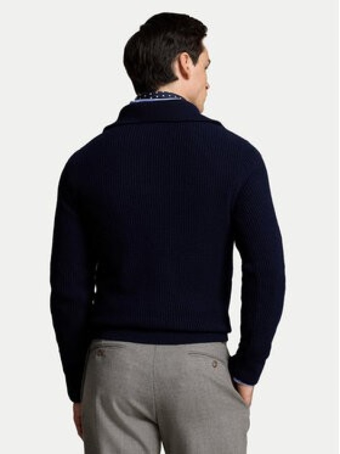 Polo Ralph Lauren Sweter 710941101001 Granatowy Regular Fit