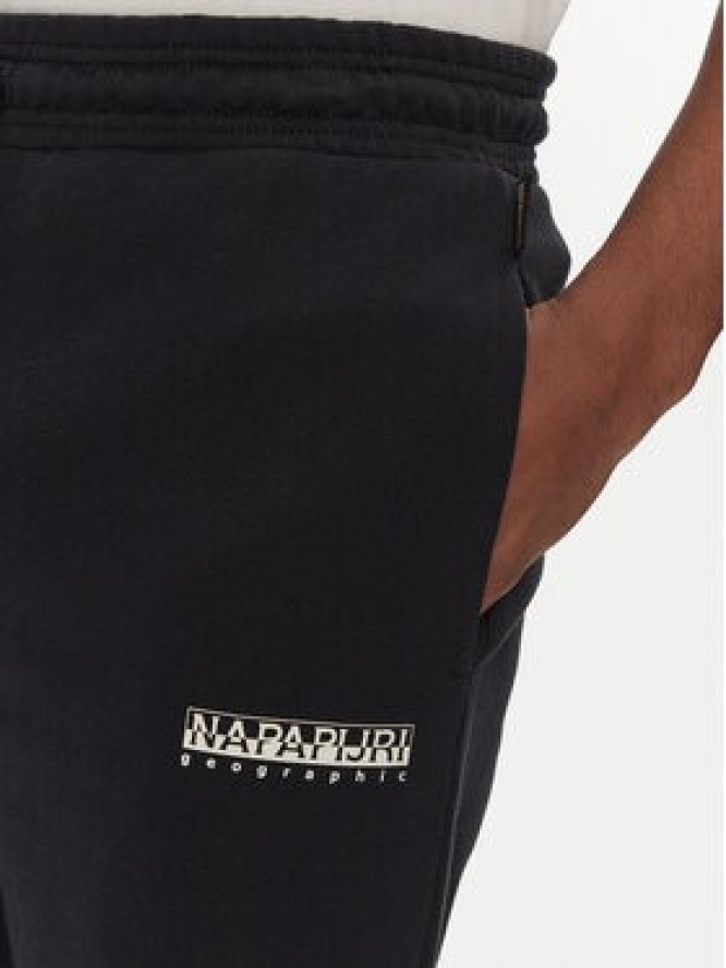 Napapijri Szorty sportowe N-Gori NP0A4IBQ0411 Czarny Regular Fit