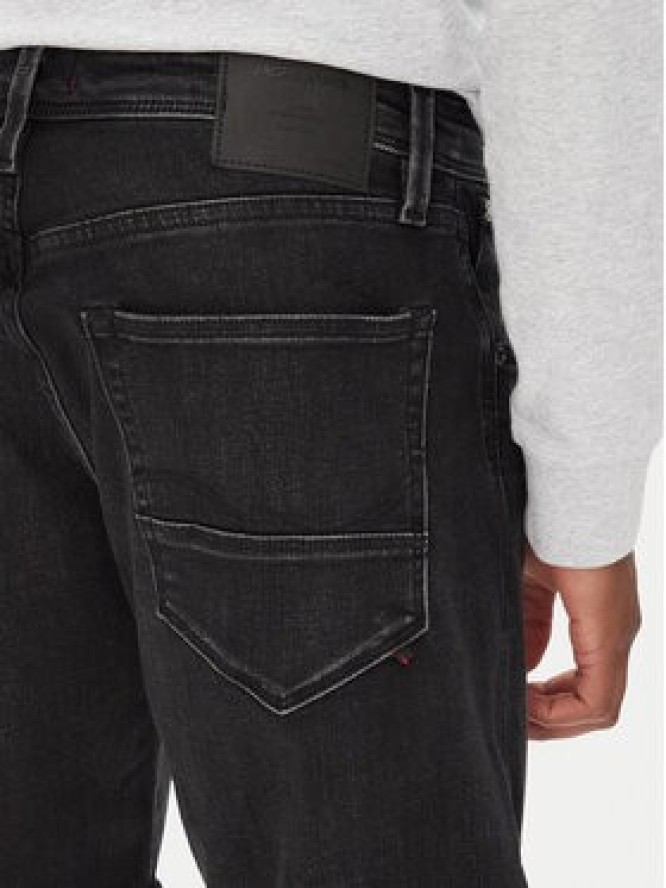 Jack & Jones Szorty jeansowe Rick 12269608 Czarny Regular Fit