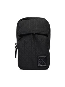 Calvin Klein Saszetka Utility Emblem Phone Crossbody LV04D1192G Czarny