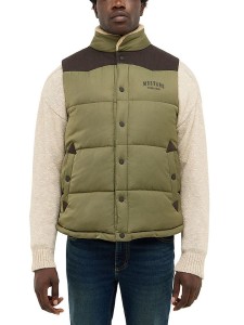 Mustang Kamizelka pikowana w kolorze khaki rozmiar: 3XL