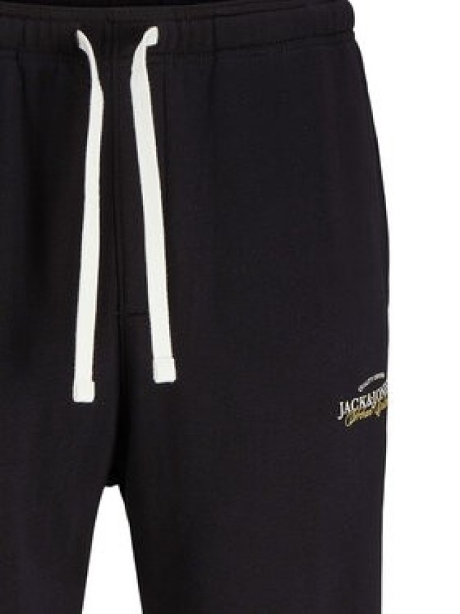 Jack & Jones Spodnie dresowe Kane Billy 12283257 Czarny Relaxed Fit
