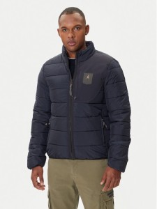 Aeronautica Militare Kurtka przejściowa 252AB3022UCT04214 Granatowy Regular Fit