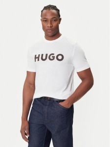 HUGO T-Shirt Dulivio 50542737 Écru Regular Fit