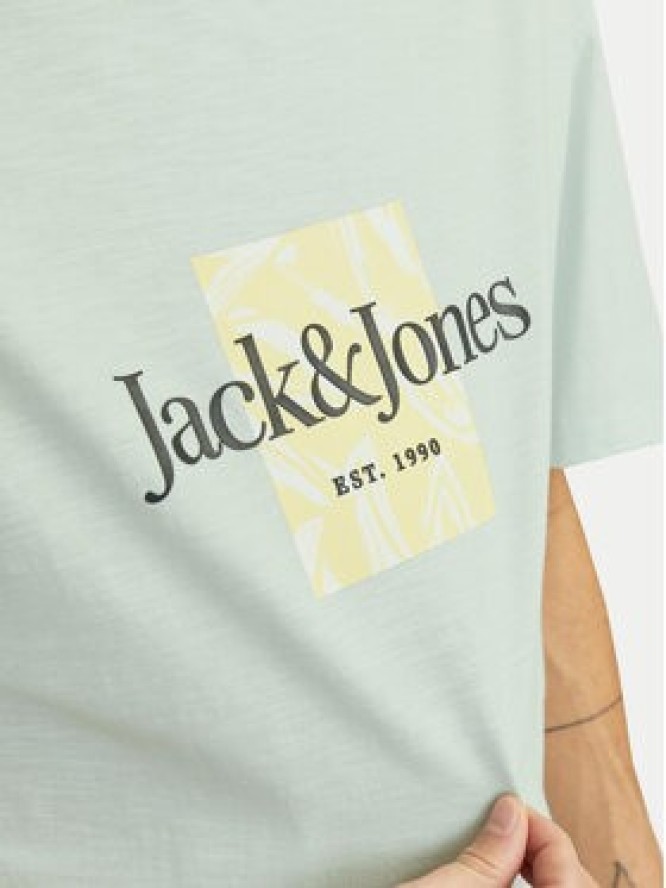 Jack & Jones T-Shirt Lafayette 12250436 Zielony Relaxed Fit