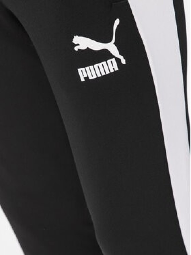 Puma Spodnie dresowe Iconic T7 530098 Czarny Regular Fit