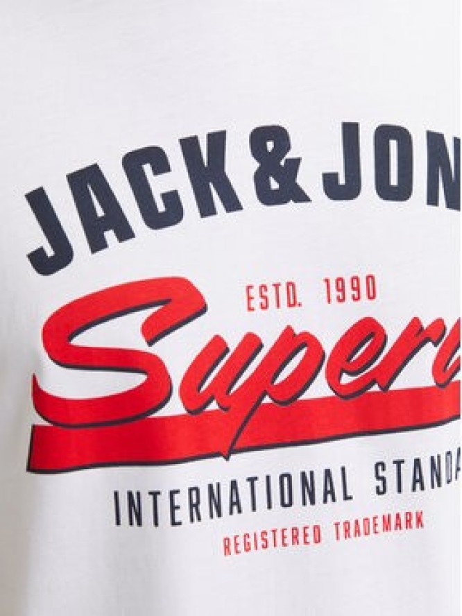 Jack & Jones T-Shirt Logo 12268267 Biały Standard Fit