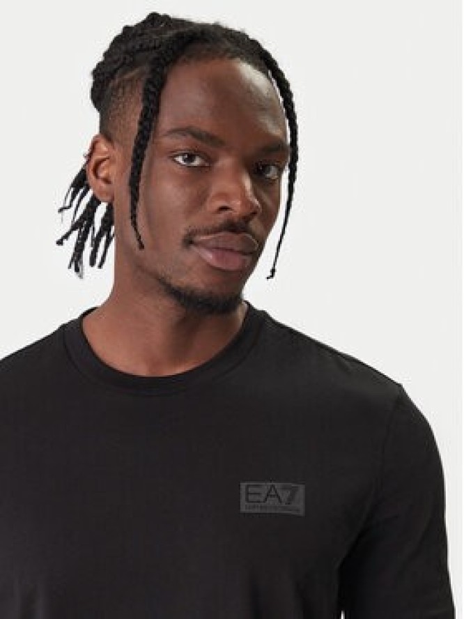 EA7 Emporio Armani T-Shirt 7M001487 AF17789 UC001 Czarny Regular Fit