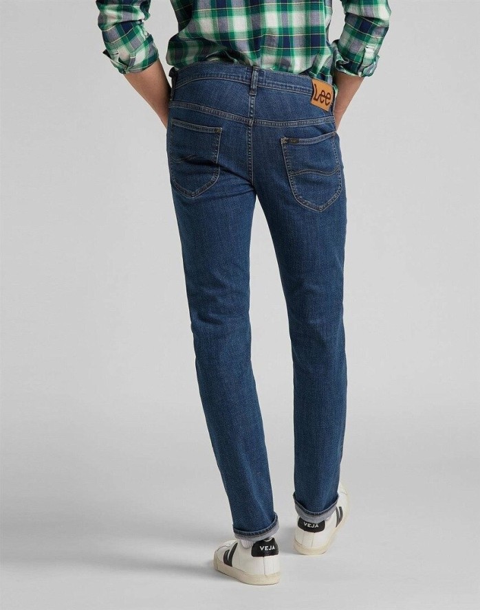 LEE DAREN ZIP FLY MĘSKIE SPODNIE JEANSOWE JEANSY MID STONE WASH L707NLWL 112118300