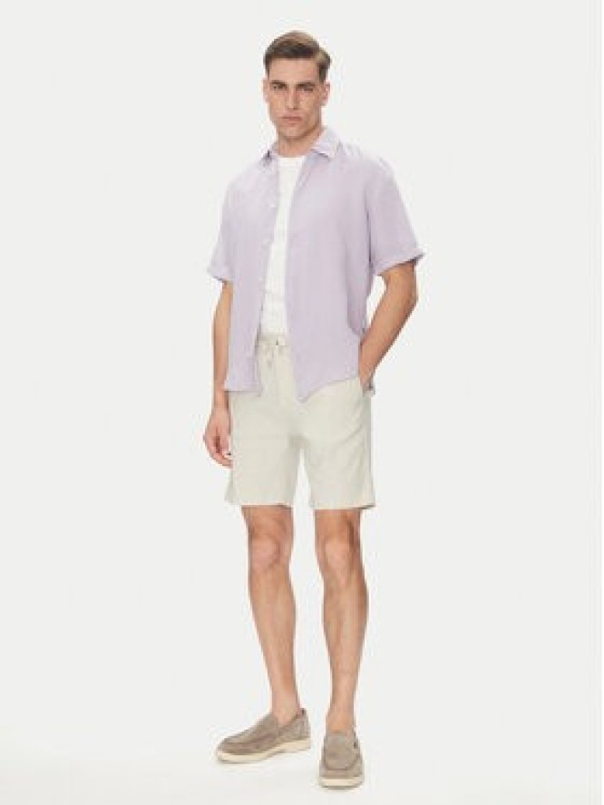 BOSS Koszula 50537382 Fioletowy Regular Fit