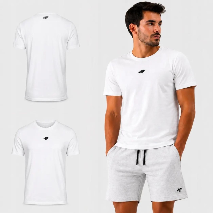 T-SHIRT MĘSKI 4F KOSZULKA BAWEŁNIANA KOLEKCJA LIMITOWANA M3947 SS26
