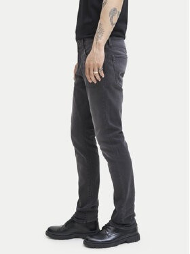 Jack & Jones Jeansy Mike Fox 12278115 Czarny Tapered Fit