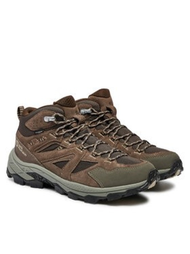 Jack Wolfskin Trekkingi Vojo Tour Texapore Mid M A62072 Brązowy