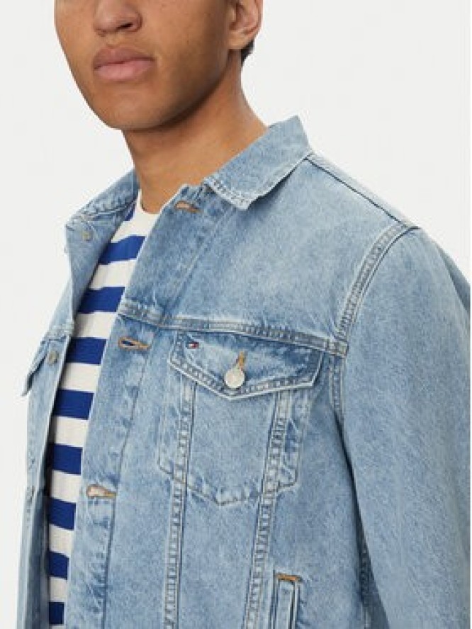 Tommy Hilfiger Kurtka jeansowa MW0MW38956 Niebieski Regular Fit