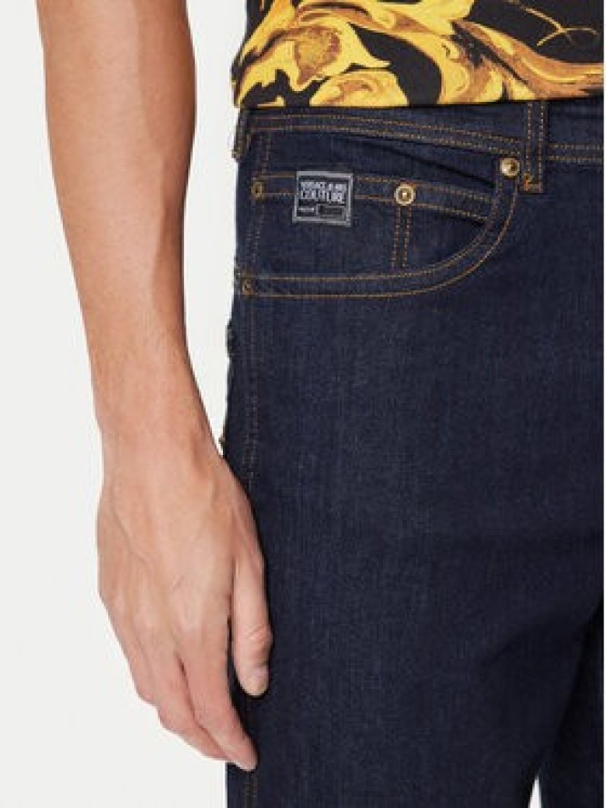 Versace Jeans Couture Jeansy 79GAB5RE CDW02 Granatowy Straight Fit