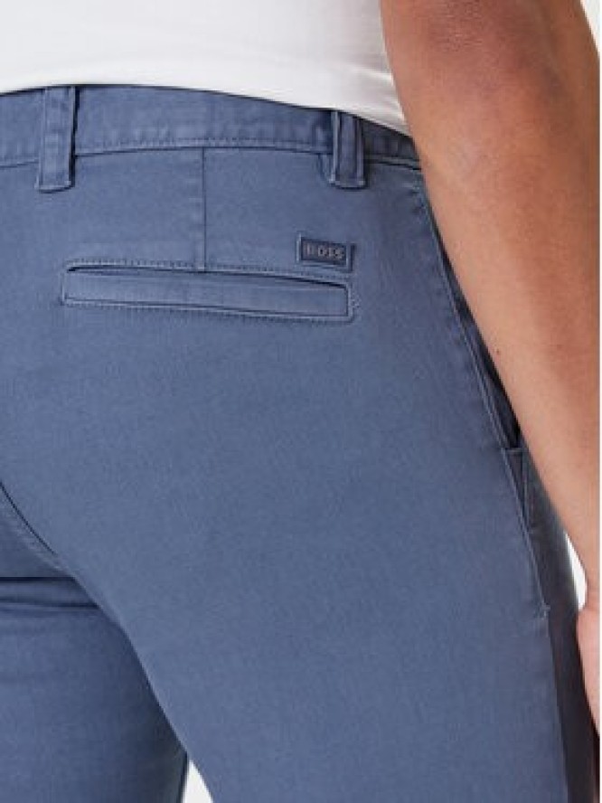 BOSS Chinosy 50547865 Niebieski Slim Fit