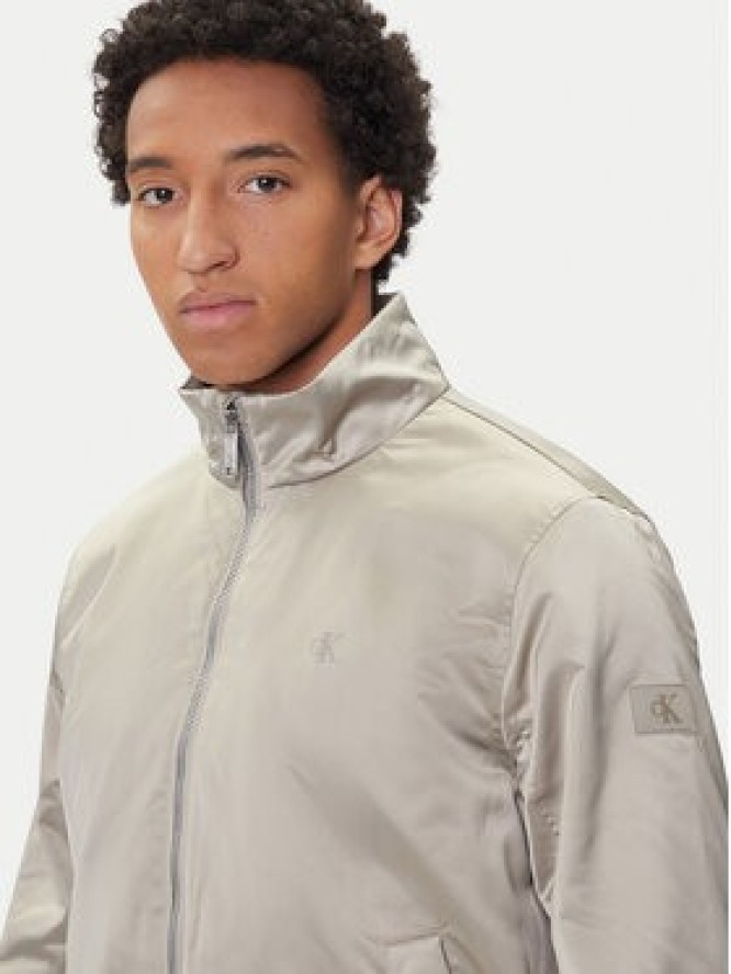 Calvin Klein Jeans Kurtka bomber Harrington LV04RC516G Beżowy Regular Fit