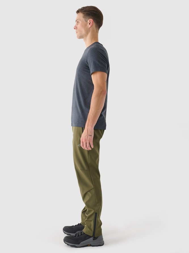 4F Spodnie softshellowe membrana 5000 męskie - khaki 3XL