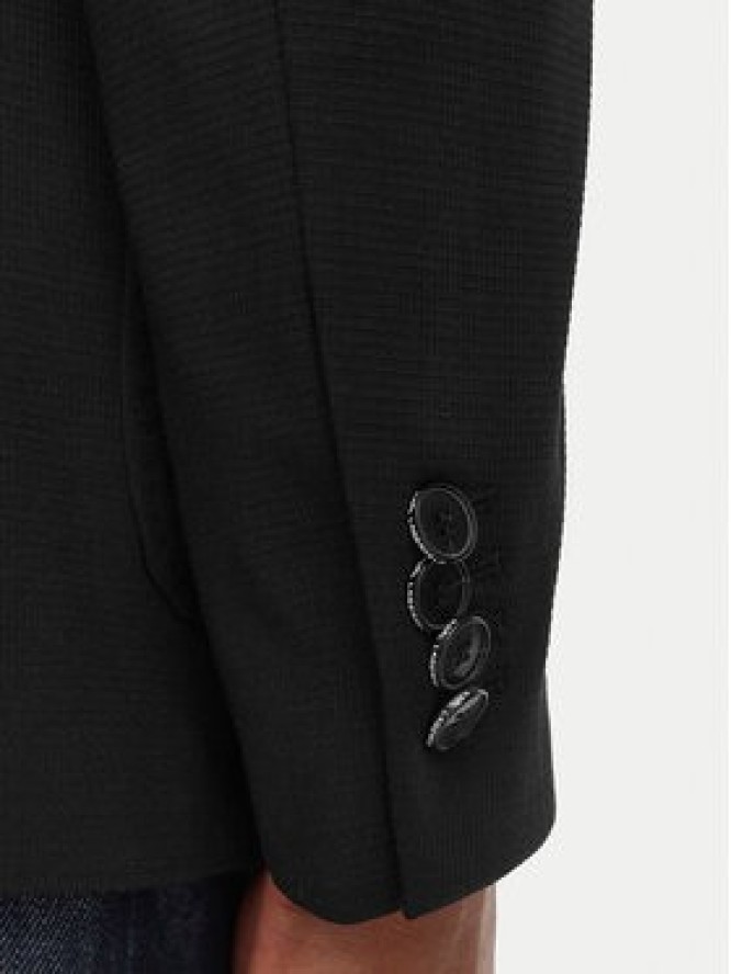KARL LAGERFELD Marynarka 155684-562023 Czarny Modern Fit