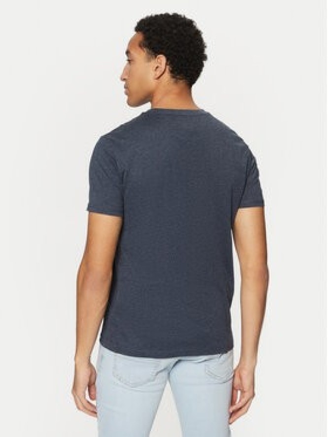 Tommy Jeans T-Shirt Jaspe DM0DM20363 Granatowy Slim Fit