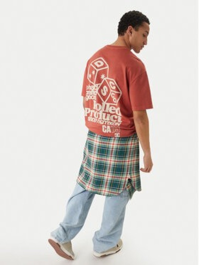DC Shoes T-Shirt High Rollin EDYZT04367 Pomarańczowy Regular Fit