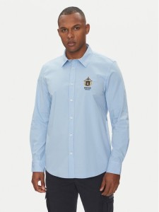 Aeronautica Militare Koszula 251CA1261CT3288 Błękitny Regular Fit