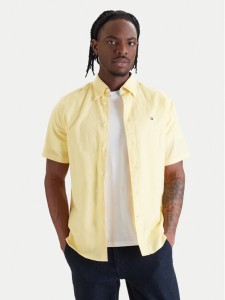 Tommy Hilfiger Koszula MW0MW42450 Żółty Regular Fit